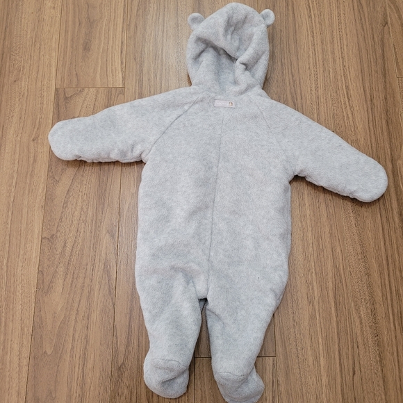 Old navy baby fleece jumpsuit gray colour size 3M - Picture 1 of 7